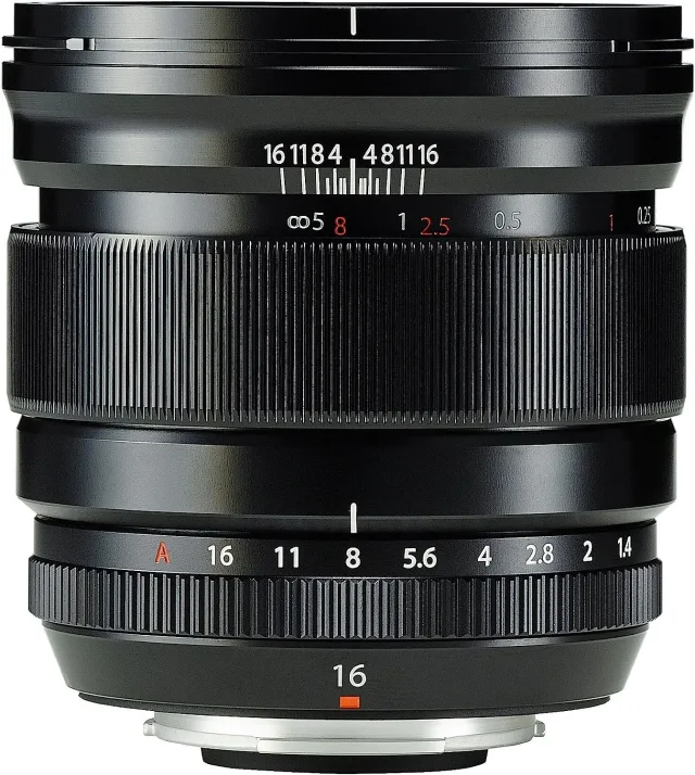 Fujinon XF 16mm f/1.4 R WR wide-angle lens